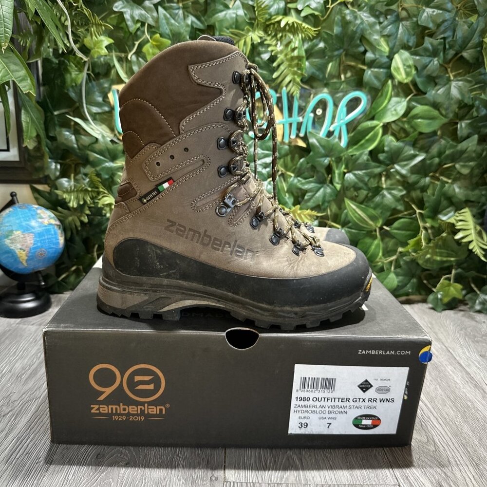 Zamberlan 1980 Outfitter GTX RR Women's Hunting Boots, Brown Size EU 39 US 7